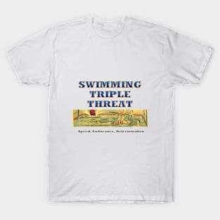 Swimming Triple T-Shirt